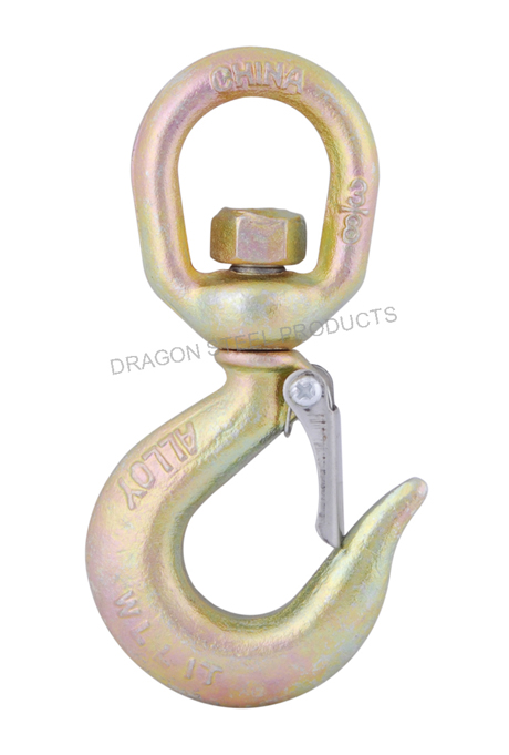 2 ton Tip and 7-1/2 ton Bottom Working Load Limit Campbell 479-S Drop-Forged Alloy Steel Sorting Hook with Handle Painted Orange